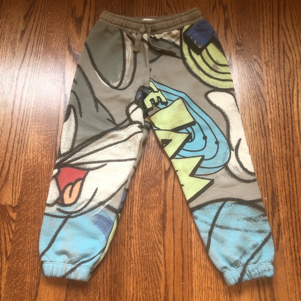 NEW Zara Space Jam Joggers Sz 6 - Picture 1 of 5
